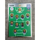 UE20.  Eleven 4-4-2 (Leicester City FC)  -  Eleven focis kártya