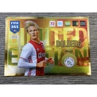 UELE33.  Kasper Dolberg (AFC Ajax) Limited Edition focis kártya