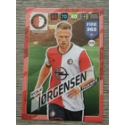 278 Nicolai Jorgensen CORE: Team Mate (Feyenoord) focis kártya