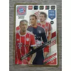 443 Jérôme Boateng / Manuel Neuer / Mats Hummels MULTIPLE: Defensive Wall (FC Bayern München) focis kártya