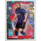 3c Daley Blind Base card / Crystal focis kártya (AFC Ajax) MATCH ATTAX BL 2021-22