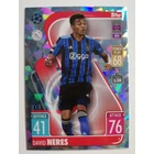 6c David Neres Base card / Crystal focis kártya (AFC Ajax) MATCH ATTAX BL 2021-22