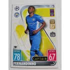18 Fernandinho Captain focis kártya (Manchester City FC) MATCH ATTAX BL 2021-22