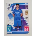 19 Rodri Base card focis kártya (Manchester City FC) MATCH ATTAX BL 2021-22