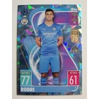 19c Rodri Base card / Crystal focis kártya (Manchester City FC) MATCH ATTAX BL 2021-22