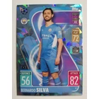 21c Bernardo Silva Base card / Crystal focis kártya (Manchester City FC) MATCH ATTAX BL 2021-22