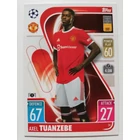 34 Axel Tuanzebe Base card focis kártya (Manchester United) MATCH ATTAX BL 2021-22