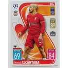 57 Thiago Alcântara Base card focis kártya (Liverpool FC) MATCH ATTAX BL 2021-22
