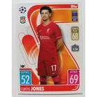 58 Curtis Jones Base card focis kártya (Liverpool FC) MATCH ATTAX BL 2021-22