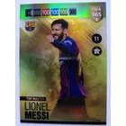 6 Lionel Messi RARE: Top Master (FC Barcelona) focis kártya