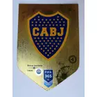 262 Club badge FANS: Club badge (Boca Juniors) focis kártya