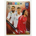 336 Daniel Carvajal / Sergio Ramos / Kaylor Navas MULTIPLE: Defensive Wall (Real Madid CF) focis kártya