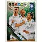 341 Marco Asensio / Karim Benzema / Gareth Bale MULTIPLE: Attacking Trio (Real Madid CF) focis kártya