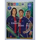 342 Edinson Cavani / Neymar Jr / Kylian Mbappé MULTIPLE: Attacking Trio (Paris Saint-Germain) focis kártya