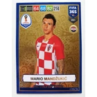 391 Mario Mandžukić GOLD: FIFA World Cup Heroes (Croatia) focis kártya