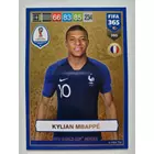395 Kylian Mbappé GOLD: FIFA World Cup Heroes (France) focis kártya