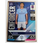 18 Rodri Enforcer card focis kártya (Manchester City) MATCH ATTAX BL 2022-23