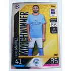 24 Riyad Mahrez Matchwinner focis kártya (Manchester City) MATCH ATTAX BL 2022-23