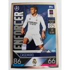 126 Casemiro Enforcer focis kártya (Real Madrid CF) MATCH ATTAX BL 2022-23