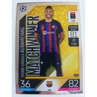 153 Pierre-Emerick Aubameyang Matchwinner focis kártya (FC Barcelona) MATCH ATTAX BL 2022-23