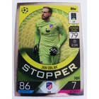 155 Jan Oblak Stopper focis kártya (Atlético de Madrid) MATCH ATTAX BL 2022-23