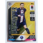 188 Lionel Messi Matchwinner focis kártya (Paris Saint-Germain) MATCH ATTAX BL 2022-23