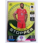 194 Dayot Upamecano Stopper focis kártya (FC Bayern München) MATCH ATTAX BL 2022-23