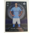 461 Erling Haaland Black Edge Edition focis kártya (Manchester City) MATCH ATTAX BL 2022-23