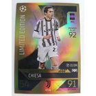 LE24 Federico Chiesa Limited Edition focis kártya (Juventus) MATCH ATTAX BL 2022-23