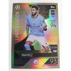 LE3 Riyad Mahrez Limited Edition focis kártya (Manchester City) MATCH ATTAX BL 2022-23