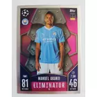 15 Manuel Akanji Eliminator focis kártya (Manchester City) MATCH ATTAX BL 2023-24