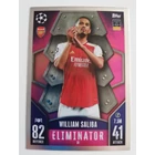 31 William Saliba Eliminator focis kártya (Arsenal) MATCH ATTAX BL 2023-24