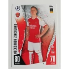 32 Oleksandr Zinchenko Base focis kártya (Arsenal) MATCH ATTAX BL 2023-24