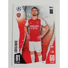 37 Jorginho Base focis kártya (Arsenal) MATCH ATTAX BL 2023-24