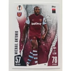 116 Michail Antonio Base focis kártya (West Ham United) MATCH ATTAX BL 2023-24