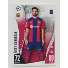 126 Ilkay Gündogan Base focis kártya (FC Barcelona) MATCH ATTAX BL 2023-24
