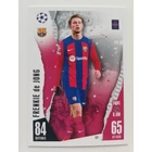 127 Frenkie de Jong Base focis kártya (FC Barcelona) MATCH ATTAX BL 2023-24