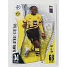 218 Jamie Bynoe-Gittens Base focis kártya (Borussia Dortmund) MATCH ATTAX BL 2023-24