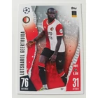 247 Lutsharel Geertruida Base focis kártya (Feyenoord) MATCH ATTAX BL 2023-24