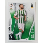 309 Germán Pezzella Base focis kártya (Real Betis Balompie) MATCH ATTAX BL 2023-24