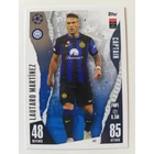 342 Lautaro Martínez Captain focis kártya (FC Internazionale Milano) MATCH ATTAX BL 2023-24