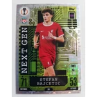 391 Stefan Bajcetic Next Gen focis kártya (Liverpool) MATCH ATTAX BL 2023-24