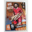 410 Mohamed Salah Man of the Match Signature Style focis kártya (Liverpool) MATCH ATTAX BL 2023-24