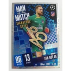 414 Jan Oblak Man of the Match Signature Style focis kártya (Atlético de Madrid) MATCH ATTAX BL 2023-24