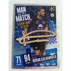 427 Hakan Çalhanoglu Man of the Match Signature Style focis kártya (FC Internazionale Milano) MATCH ATTAX BL 2023-24