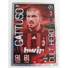 438 Gennaro Gattuso Cult Hero focis kártya (AC Milan) MATCH ATTAX BL 2023-24