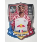 SH14 Mohamed Simakan Pro Elite Chrome Shield focis kártya (RB Leipzig) MATCH ATTAX BL 2023-24