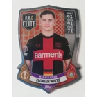 SH16 Florian Wirtz Pro Elite Chrome Shield focis kártya (Bayer 04 Leverkusen) MATCH ATTAX BL 2023-24