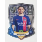 SH2 Marquinhos Pro Elite Chrome Shield focis kártya (Paris Saint-Germain) MATCH ATTAX BL 2023-24