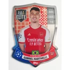 SH9 Gabriel Martinelli Pro Elite Chrome Shield focis kártya (Arsenal) MATCH ATTAX BL 2023-24